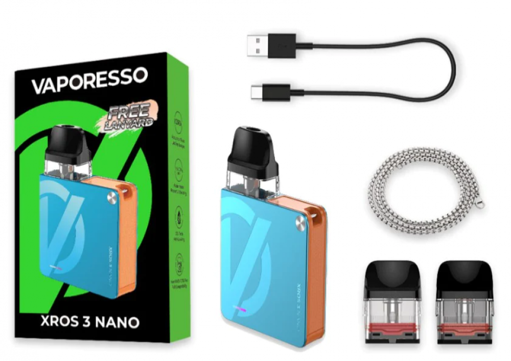 Vaporesso XROS 3 Nano Pod Kit – Compact Square Pod System