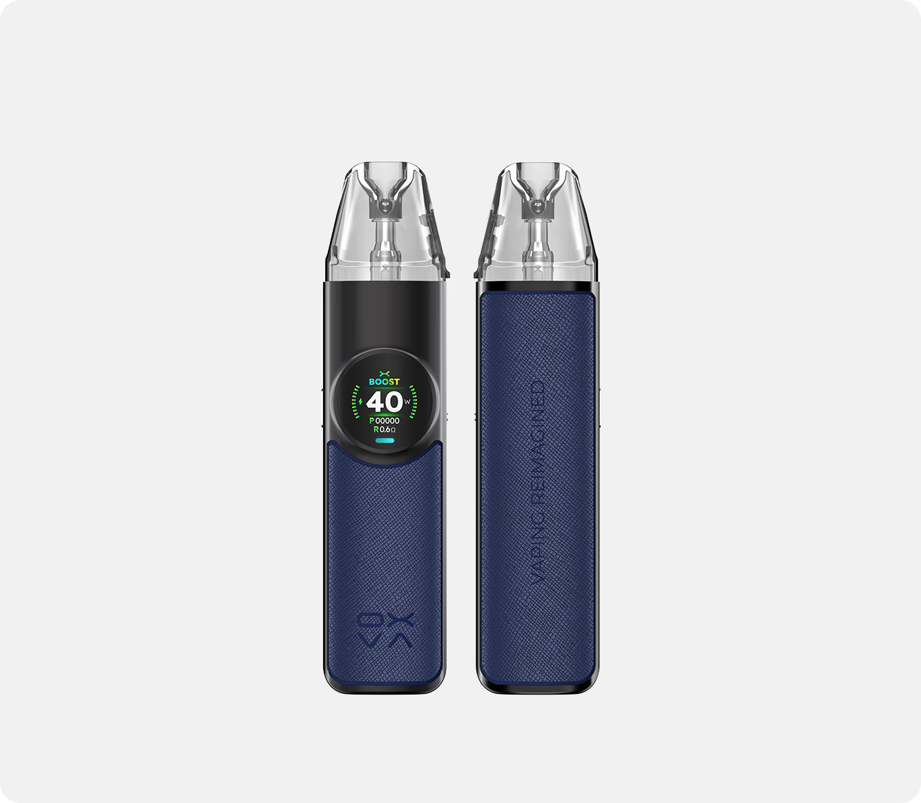 OXVA NeXlim Dark Blue pod kit 40W side view UAE