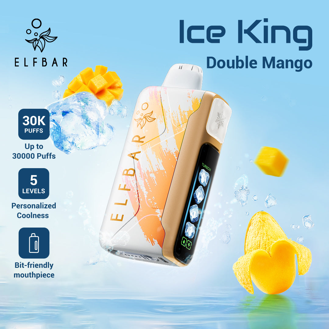 Elfbar ice king 30k at vape king dxb double mango