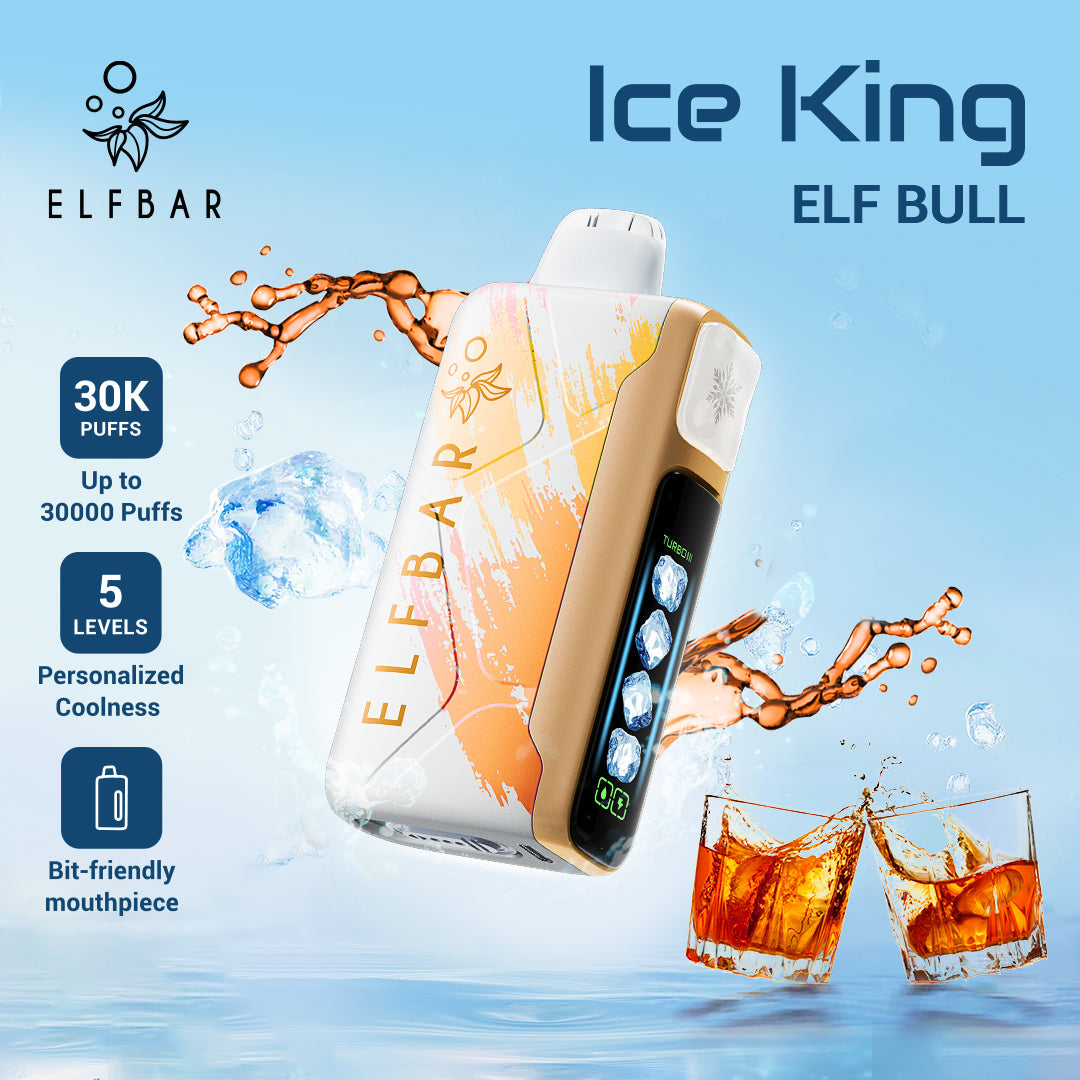 Elfbar ice king 30k at vape king dxb elf bull