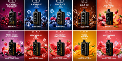 Elf Bar Raya SOBO 40000 Puffs Rechargeable Disposable Vape Dual Mesh Coil Turbo Mode