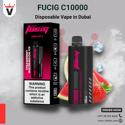 Fucig C10000 Strawberry Watermelon Ice