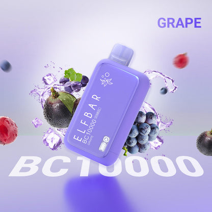ELF Bar BC10000 2% Grape Disposable Vape Dubai 10000 Puffs