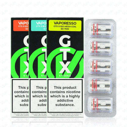 Vaporesso GTX Coil Series 5-Pack – Replacement Mesh Coils