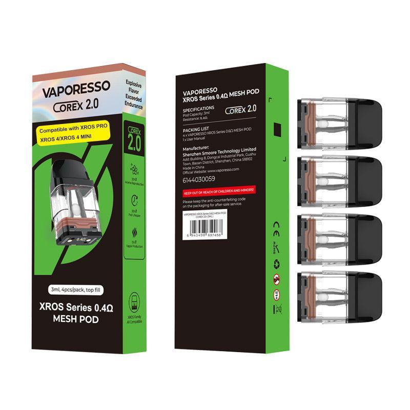 Vaporesso XROS Series COREX 2.0 Mesh Pods 3ml – 4-Pack