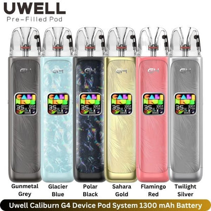 Uwell Caliburn G4 Pod Kit Dubai | 35W 1300mAh Vape UAE