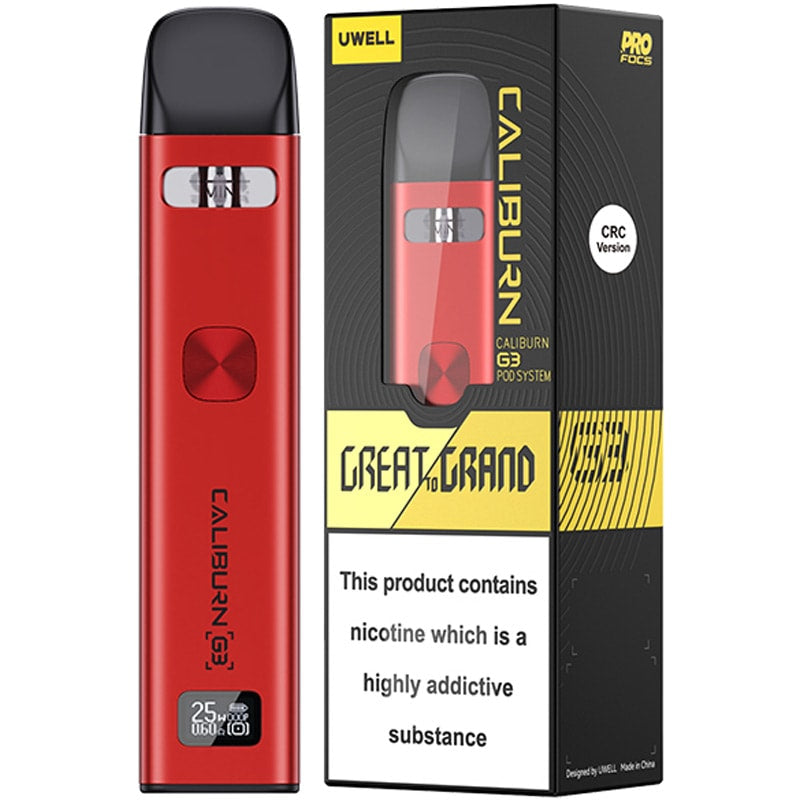 Uwell Caliburn G3 Pod Kit Dubai | 25W MTL Vape UAE