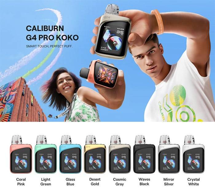 Uwell Caliburn G4 Pro Koko Pod Kit Dubai | 35W Touchscreen Vape UAE