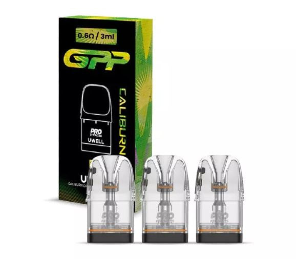 Uwell Caliburn G3 / G4 Replacement Pods Dubai | GPP Pods 0.4Ω 0.6Ω 0.9Ω UAE