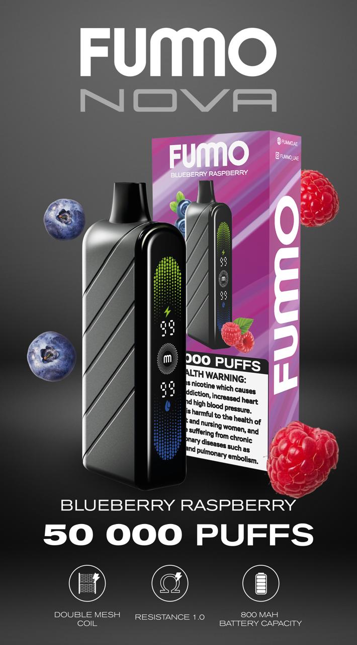 Fummo Nova 50000 Puffs – Premium Rechargeable Vape UAE