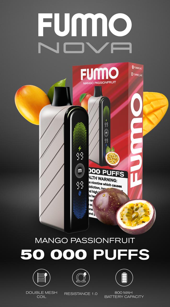 Fummo Nova 50K – Draw Activated Disposable Vape UAE