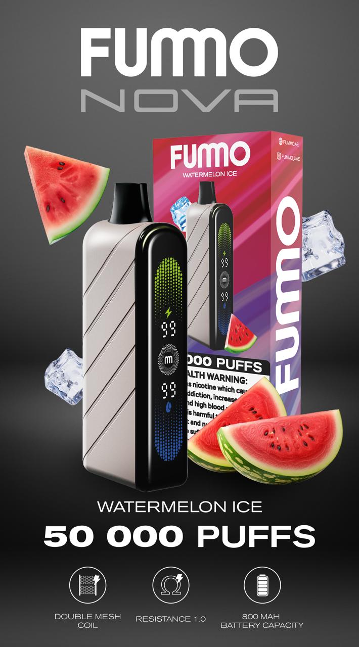 Fummo Nova 50000 Puffs – Mesh Coil Disposable Vape Dubai