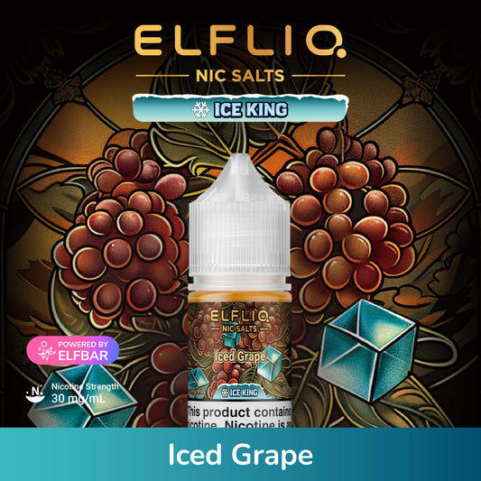 ELFLIQ Salt Nicotine 30ml 30mg by Elfbar | vape king dxb