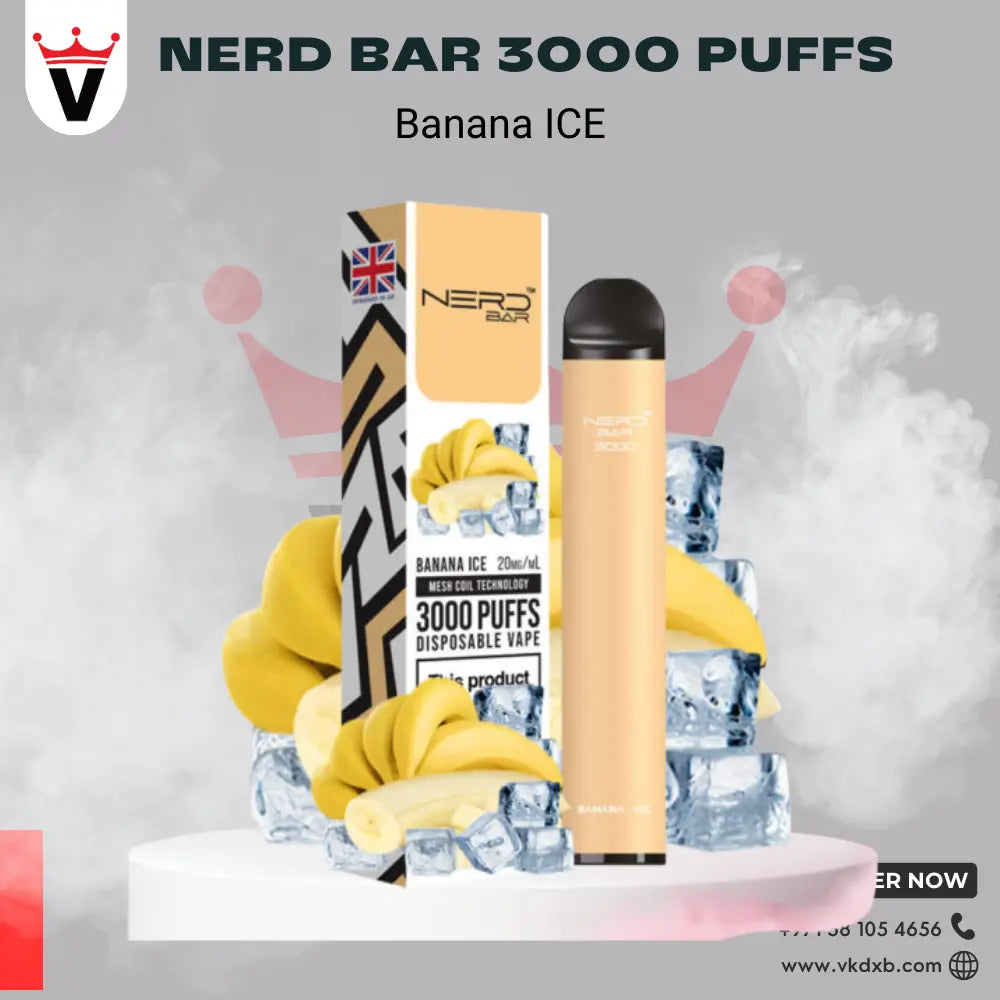 NERD BAR 3000 مزة فيب يمكن التخلص منه