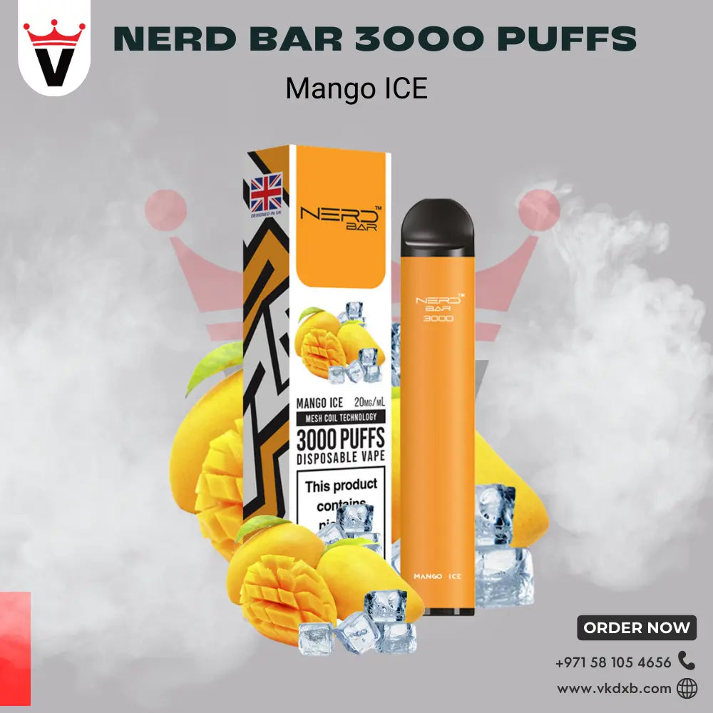 NERD BAR 3000 مزة فيب يمكن التخلص منه