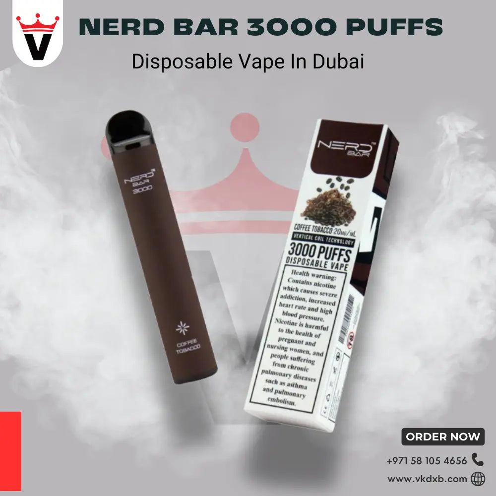 NERD BAR 3000 مزة فيب يمكن التخلص منه