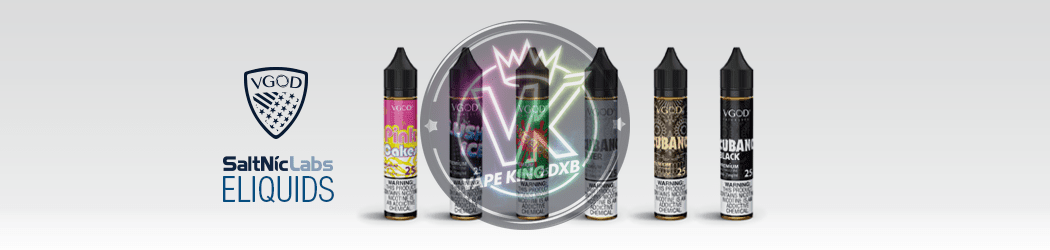 VGOD SALTNIC 30ML nicotine salt e-liquid bottles with various flavors and 45mg nicotine strength for smooth vaping experience