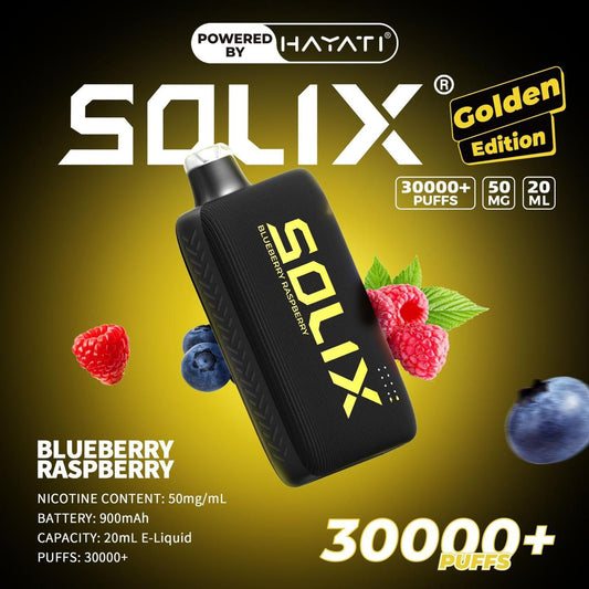 Hayati Solix Golden Edition – 30,000 Puffs Premium Disposable Vape in Dubai & UAE
