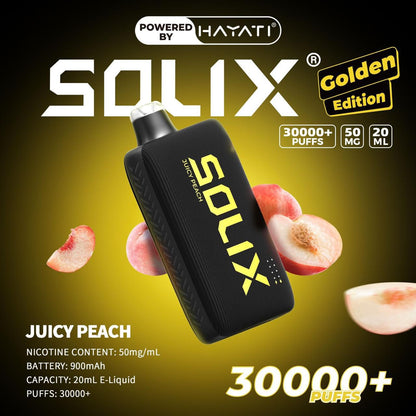 Hayati Solix Golden Edition – 30,000 Puffs Premium Disposable Vape in Dubai & UAE