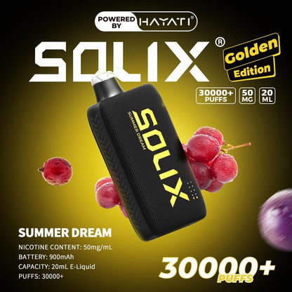 Hayati Solix Golden Edition – 30,000 Puffs Premium Disposable Vape in Dubai & UAE