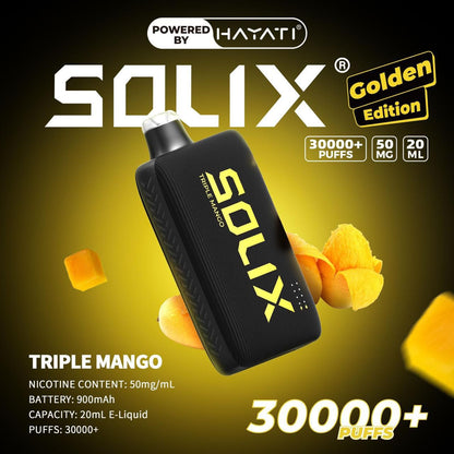 Hayati Solix Golden Edition – 30,000 Puffs Premium Disposable Vape in Dubai & UAE