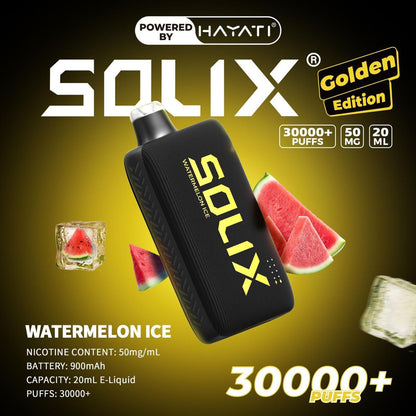 Hayati Solix Golden Edition – 30,000 Puffs Premium Disposable Vape in Dubai & UAE