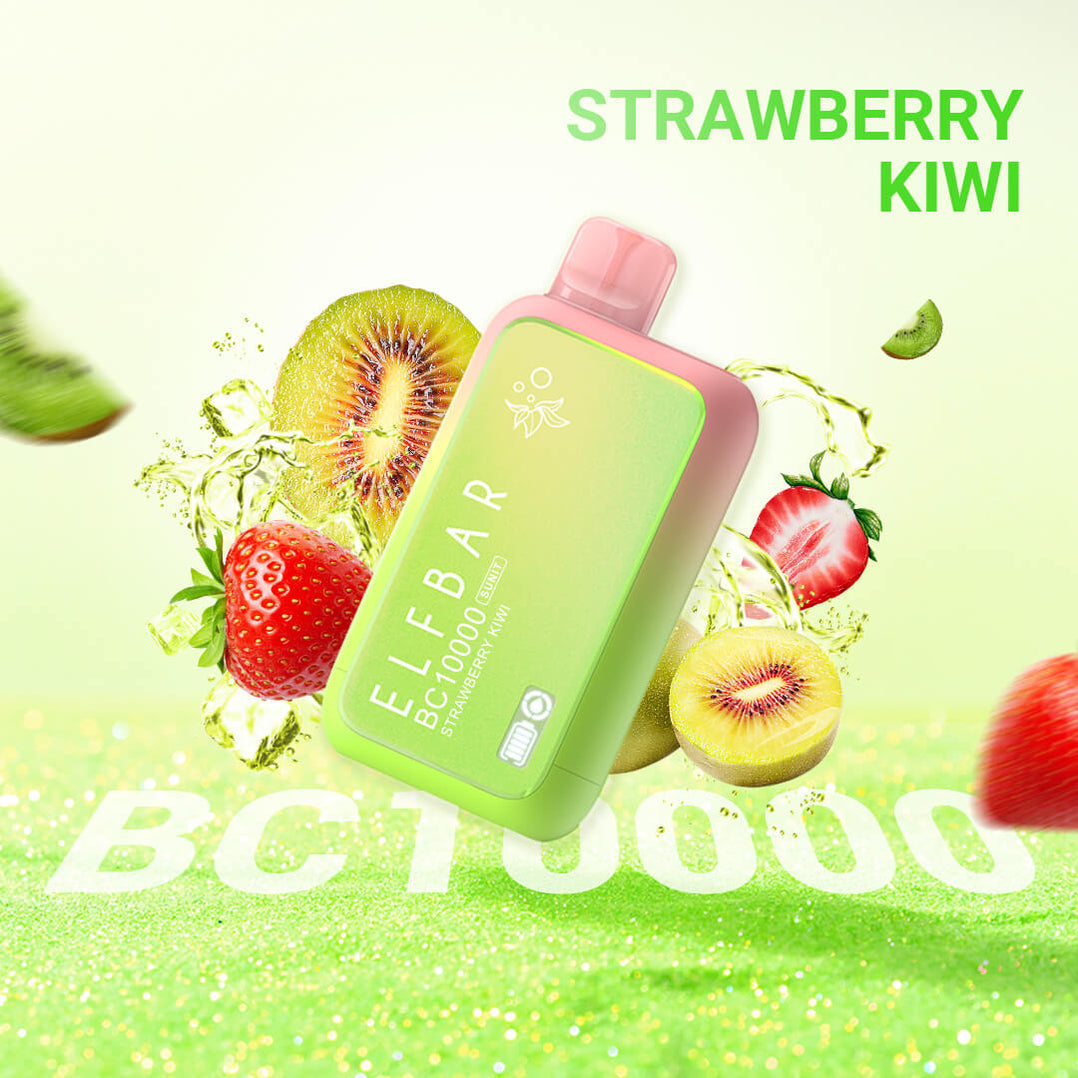 ELF Bar BC10000 5% Strawberry Kiwi Ice Disposable Vape Dubai 10000 Puffs