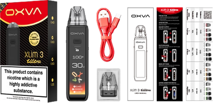 OXVA XLIM 3 Ultra Pod Kit box contents UAE official packaging