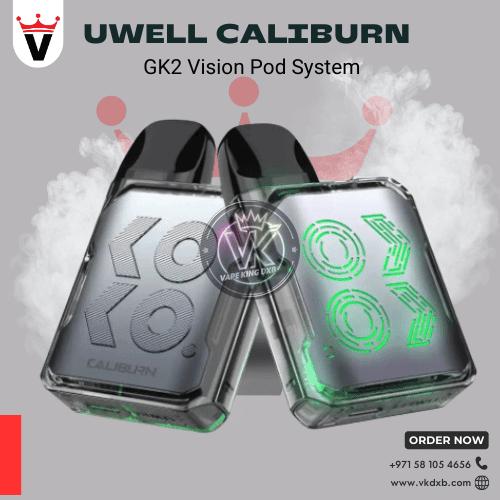 Uwell Caliburn GK2 Vision Pod System in Dubai Vape king dxb Uwell Caliburn GK2 Vision Pod System in Dubai Vape king dxb