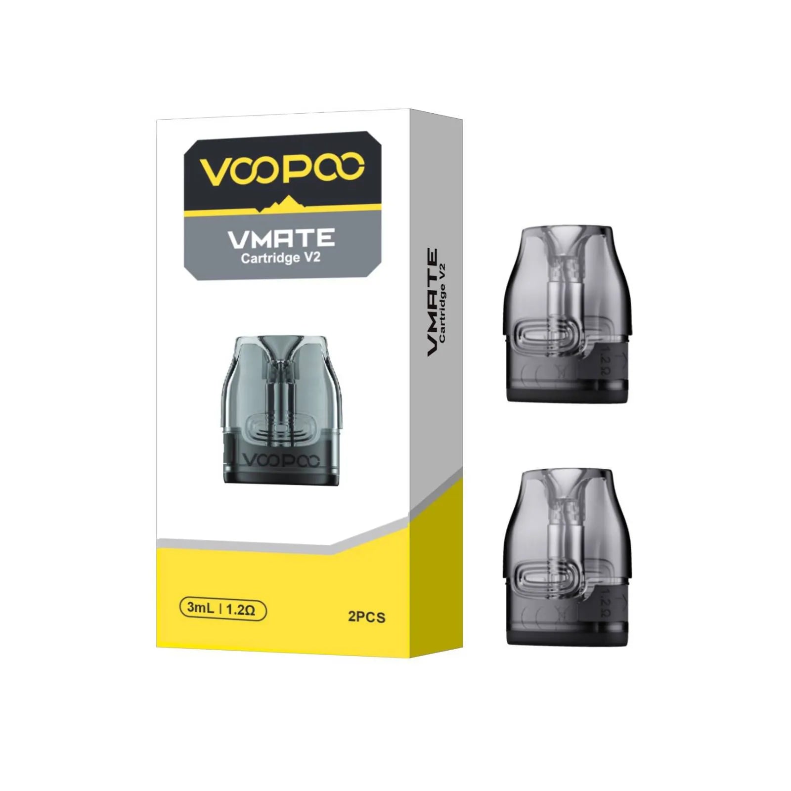 VOOPOO VMate V2 Cartridge 0.4Ω 1.2Ω 3ml 2-pack UAE