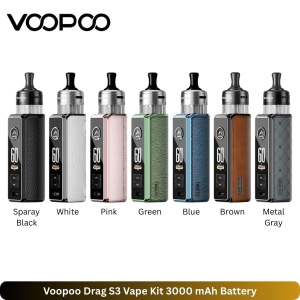 VOOPOO Drag S3 60W 2500mAh battery leather panel UAE