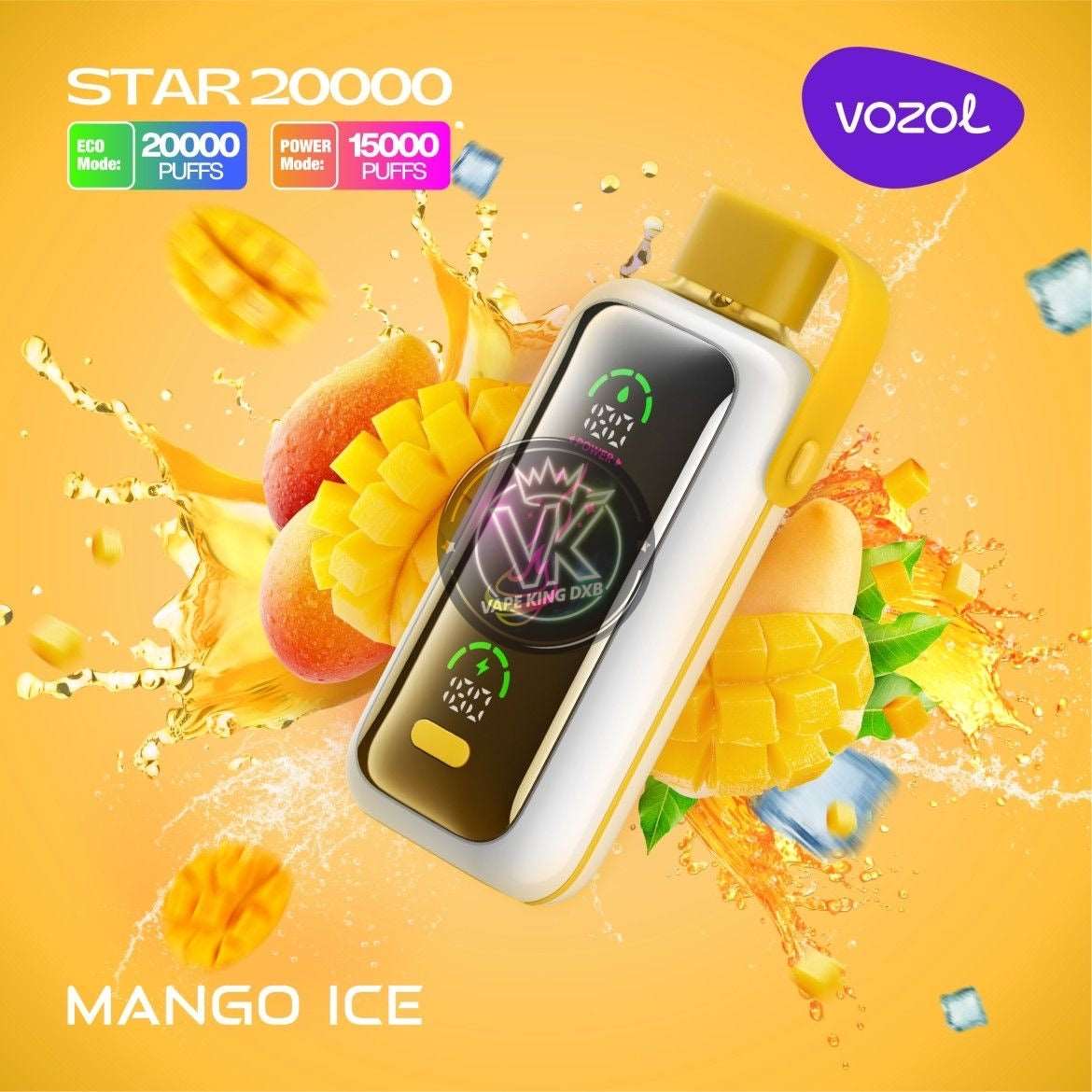 Vozol Star 20000 Puffs 5% Nicotine Dual Power Vape at vape king dxb Vape king dxb Vozol Star 20000 Puffs 5% Nicotine Dual Power Vape at vape king dxb Vape king dxb