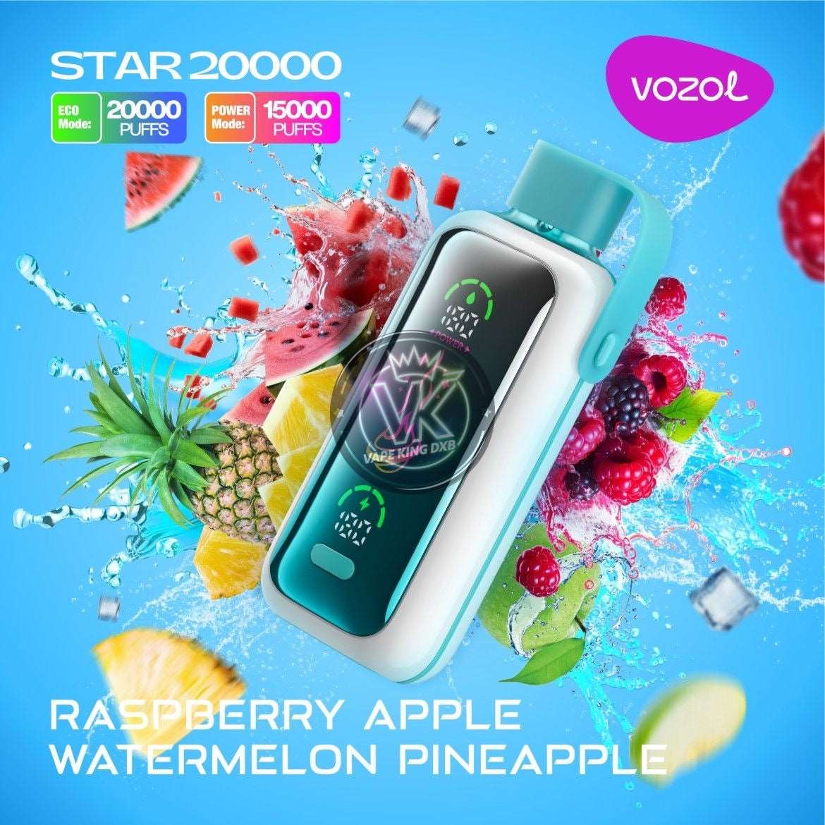 Vozol Star 20000 Puffs 5% Nicotine Dual Power Vape at vape king dxb Vape king dxb Vozol Star 20000 Puffs 5% Nicotine Dual Power Vape at vape king dxb Vape king dxb