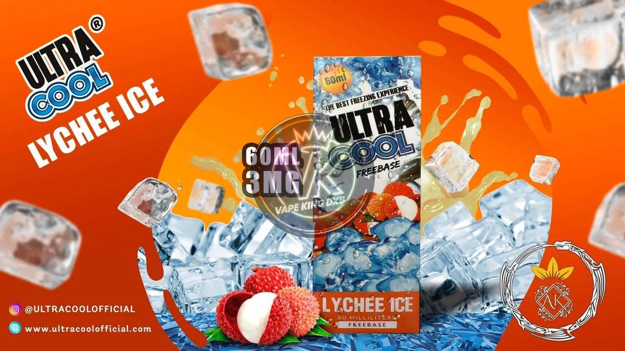 Ultracool 60ml 3mg freebase eliquid