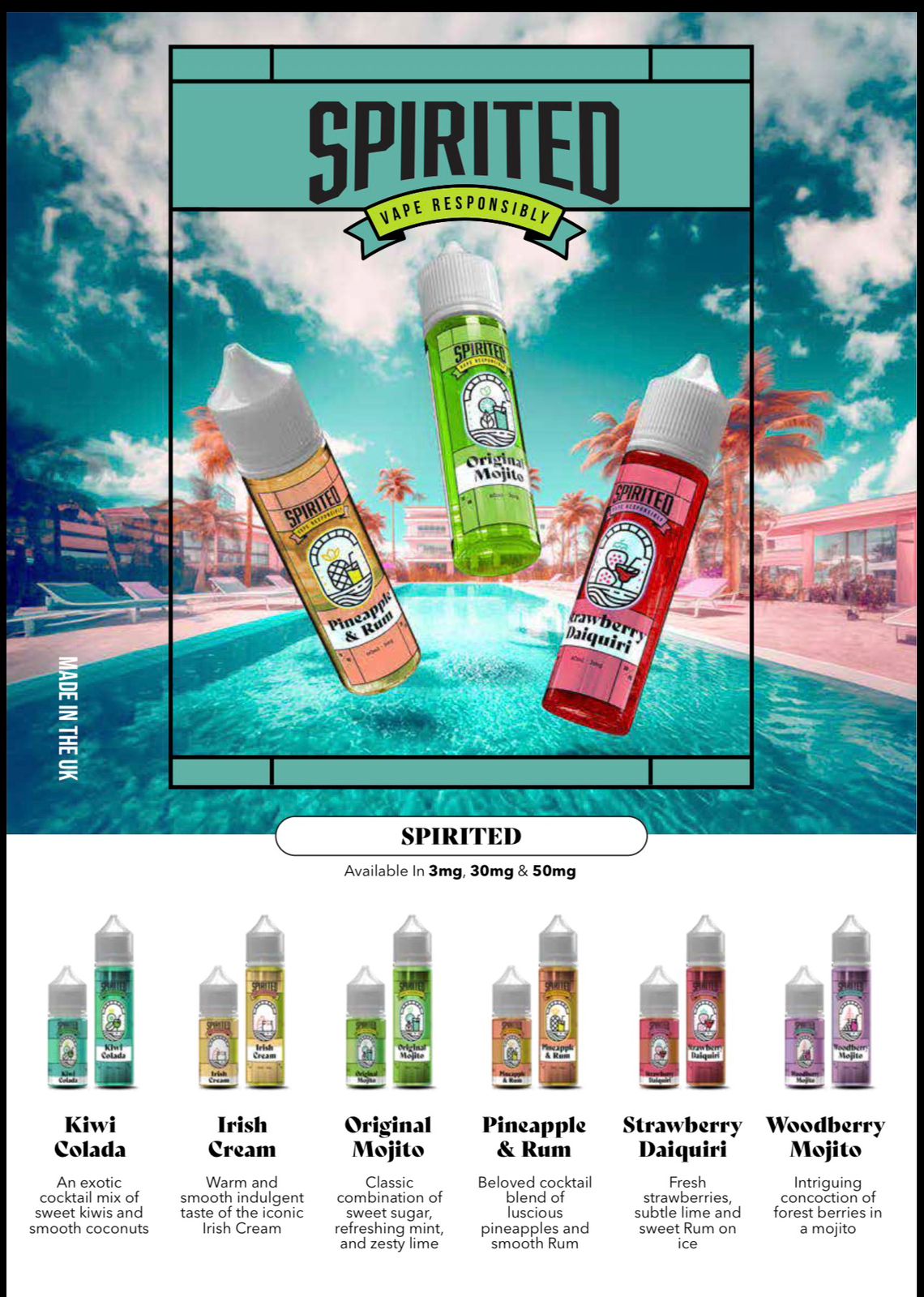Spirited Salt Nic E-Liquid 30ml