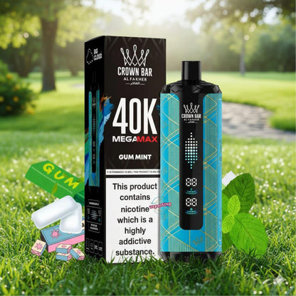 al fakher mega max 40k at vape king dubai gum mint