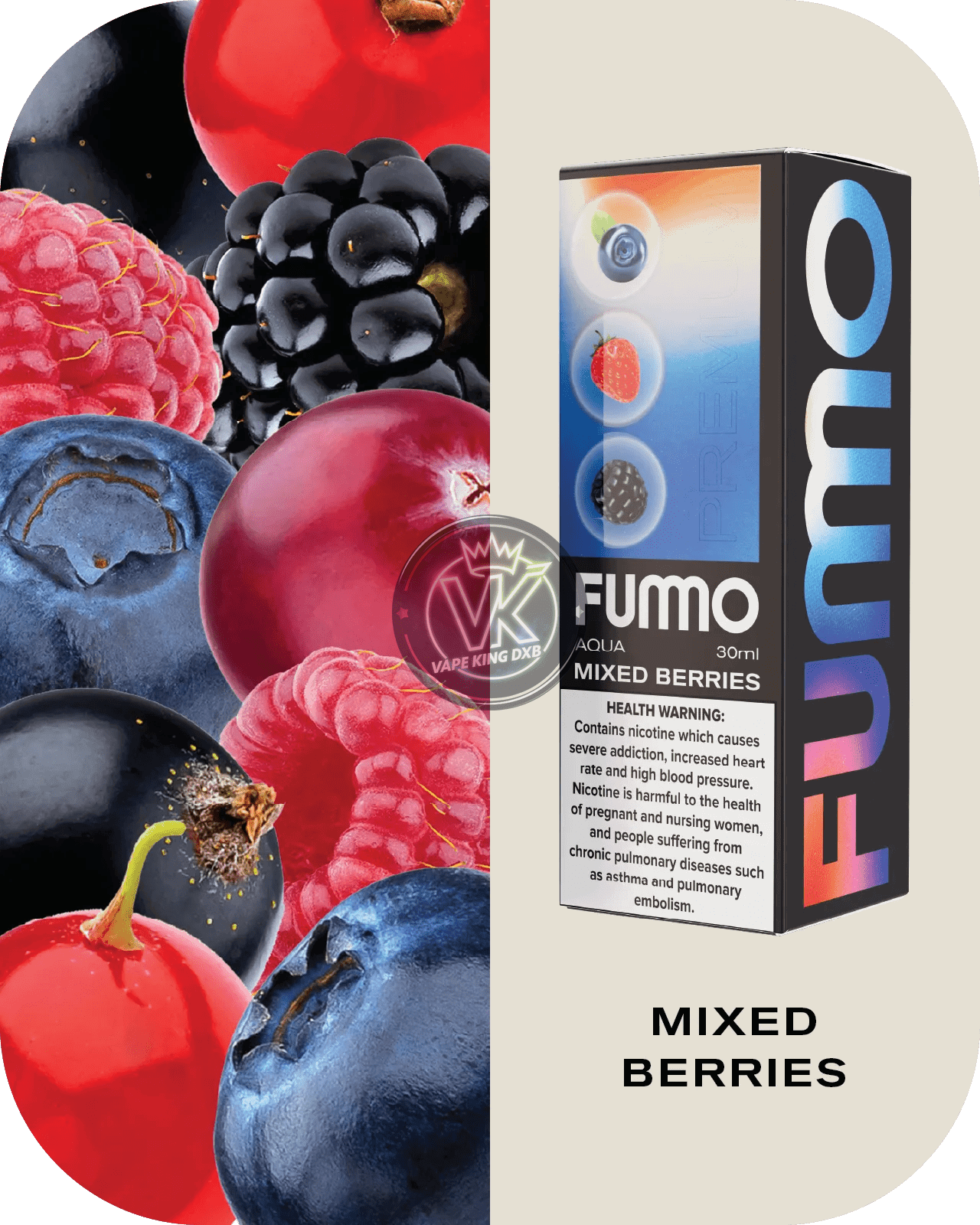 Fummo aqua 20mg Salt Nicotine 30ml