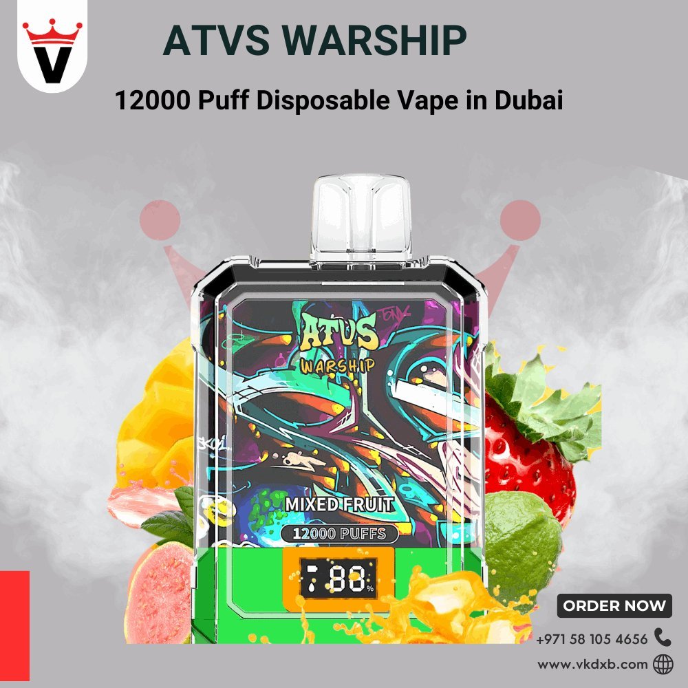 ATVS Warship 18000 Puff Disposable Vape in Dubai - Vape king dxbBlueberry Ice