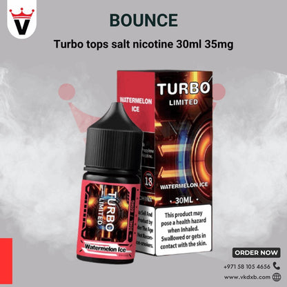 Bounce Turbo Vape Liquid in Dubai | Premium E - Liquid Selection - Vape king dxbGrape Ice