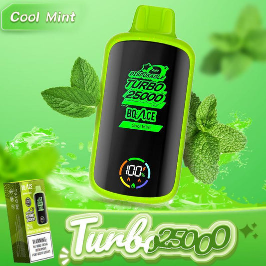 Bounce Turbo 25000 Puffs Cool Mint Vape – Vape King DXB
