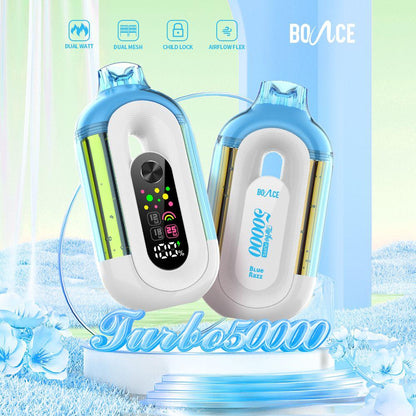 Bounce Turbo Blue Razz Vape – Disposable 50000 Puffs Vape in UAE