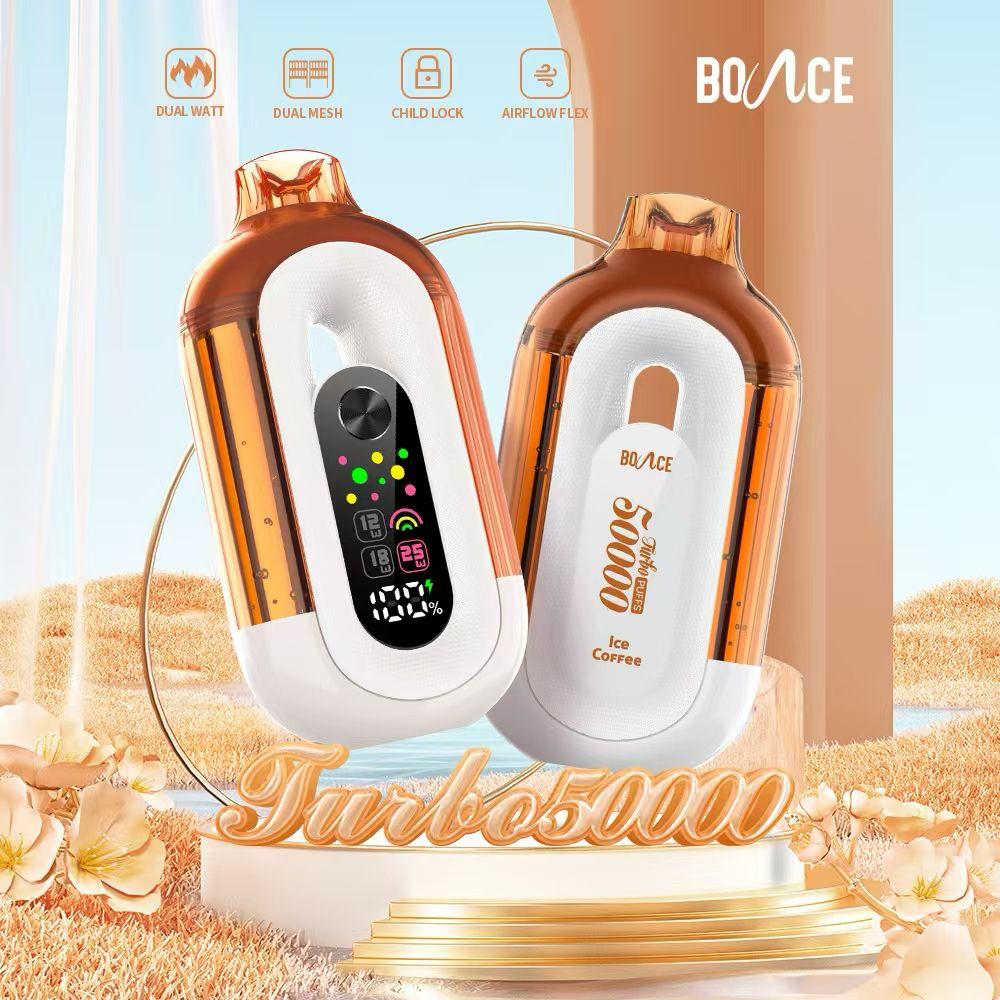 Bounce Turbo ice coffee Vape – 50000 Puffs Disposable Vape UAE
