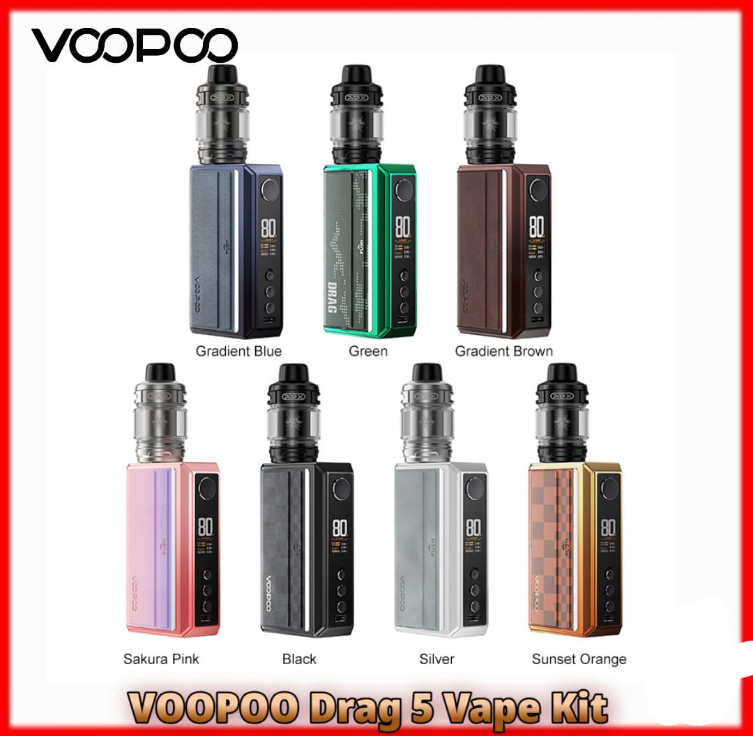 VOOPOO Drag 5 177W dual 18650 mod kit Dubai UAE