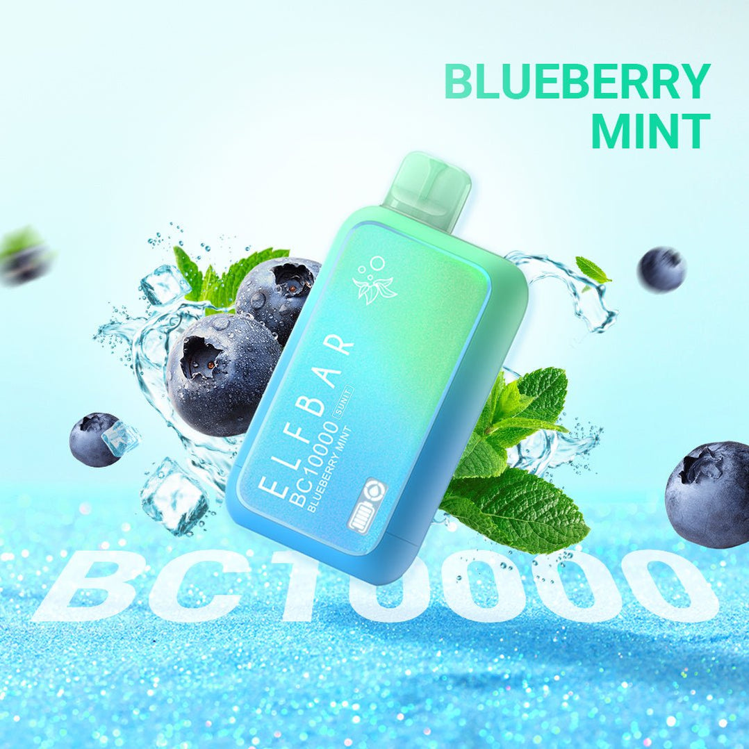 ELF Bar BC10000 2% Blueberry Mint Disposable Vape Dubai 10000 Puffs