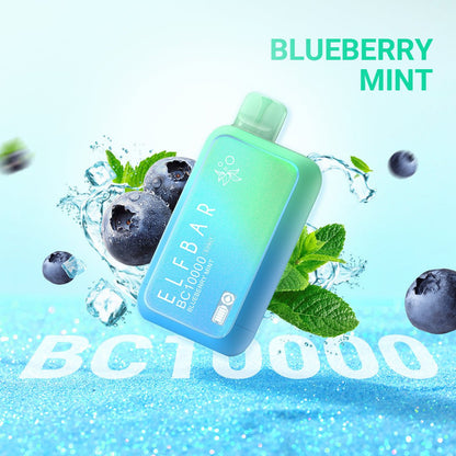 ELF Bar BC10000 2% Blueberry Mint Disposable Vape Dubai 10000 Puffs