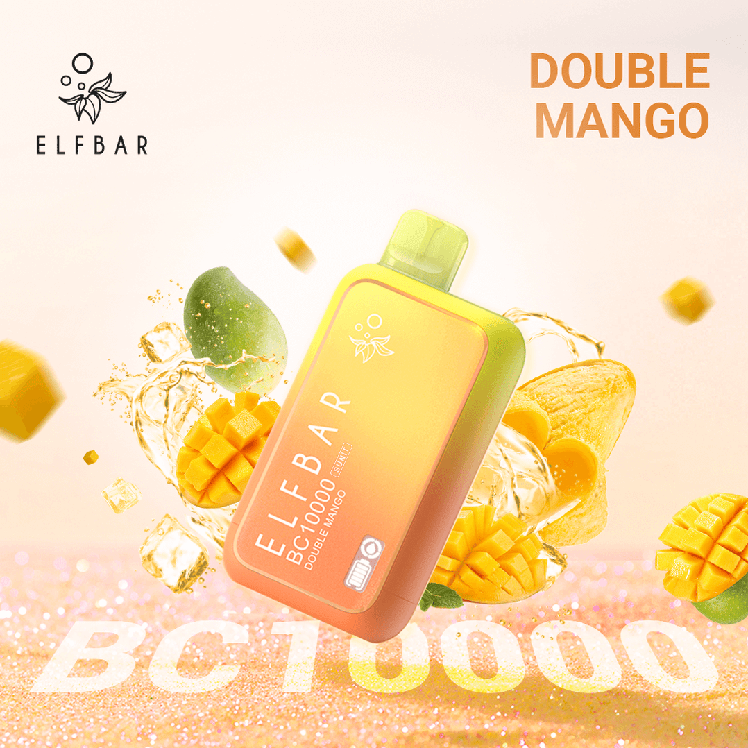ELF Bar BC10000 5% Double Mango Disposable Vape Dubai 10000 Puffs