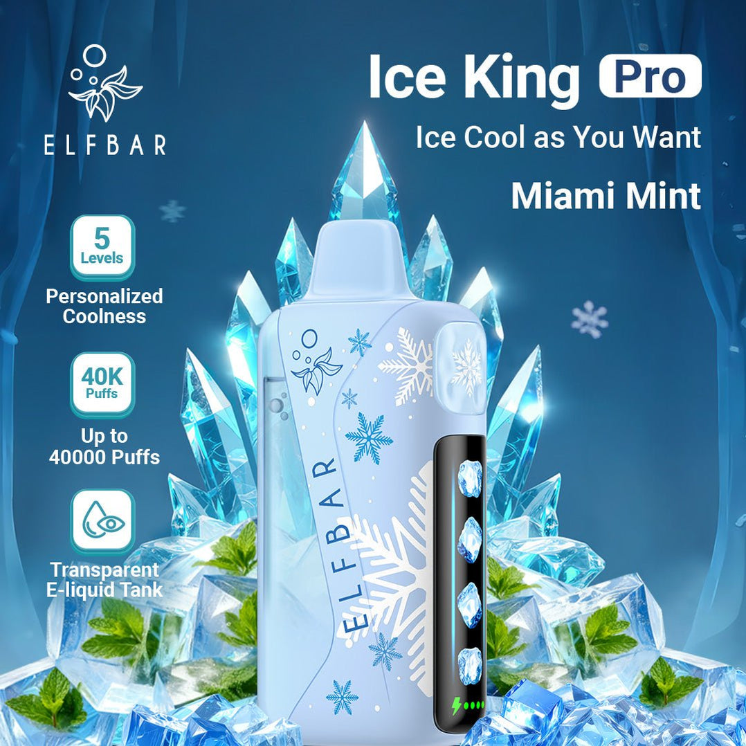 ELFBAR Ice King Pro 40000 Kiwi Passion Fruit Guava Vape Dubai