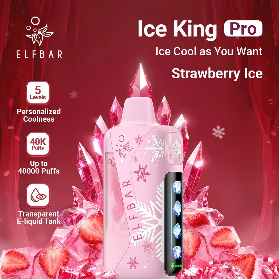 ELFBAR Ice King Pro 40K Cola Ice Vape Dubai - Transparent Tank UAE