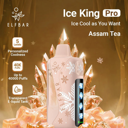 ELFBAR Ice King Pro 40K Dubai - Smart LED Screen Display