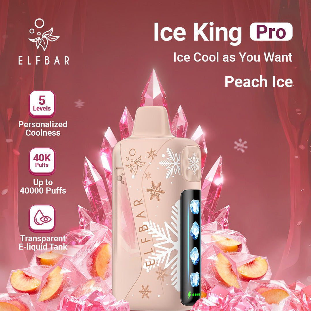 ELFBAR Ice King Pro 40000 Rose Mojito Disposable Vape Dubai UAE